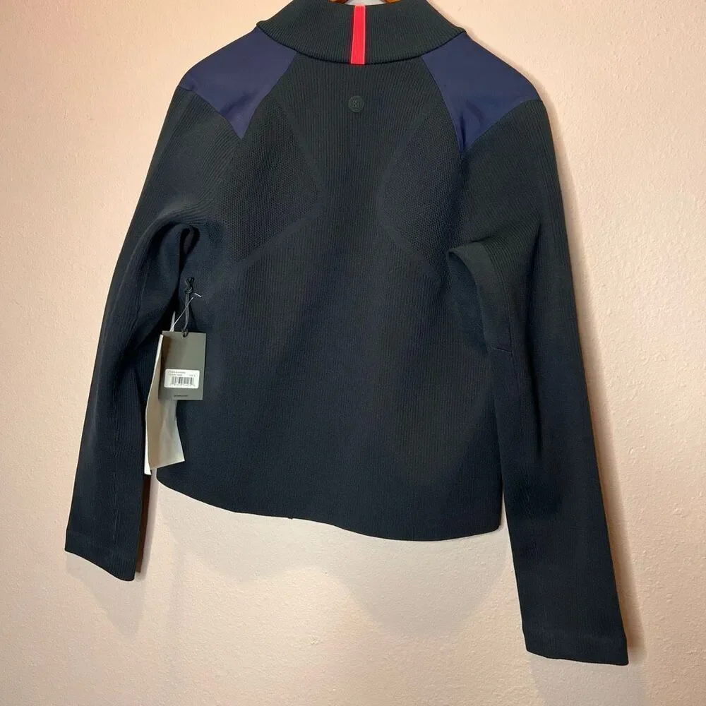 G/FORE scuba knot panels knit thick material one of a kind zip up golf